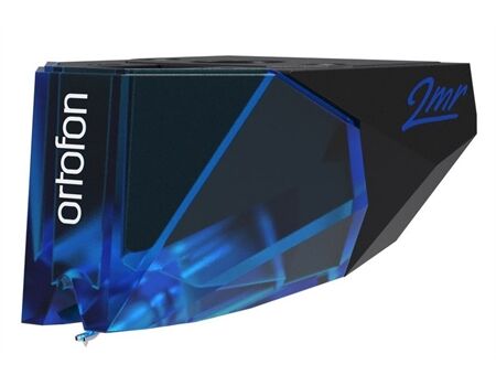 Ortofon 2 MR Blue schwarz/blau Tonabnehmer & Nadel Frontansicht