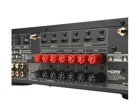 JBL MA710 AV Receiver & Verstärker weiß Rückseite R