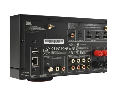 JBL MA9100HP AV Receiver & Verstärker weiß Rückseite L
