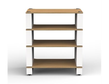 Blok Stax 2G Rack 4 Esche Natur Hifi Rack Vorderseite