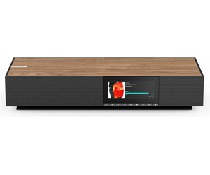 Cambridge Audio Evo One schwarz / Holz-optik Frontansicht