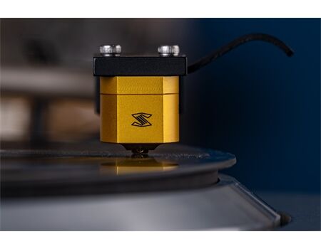Skyanalog Reference MC Tonabnehmer Gelb mit Plattenspieler