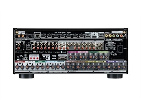 Denon AVC-A10H Schwarz Rückseite / Anschlüsse