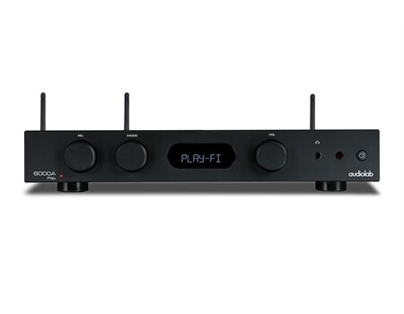 Audiolab 6000 A Play aluminium schwarz Vorderseite