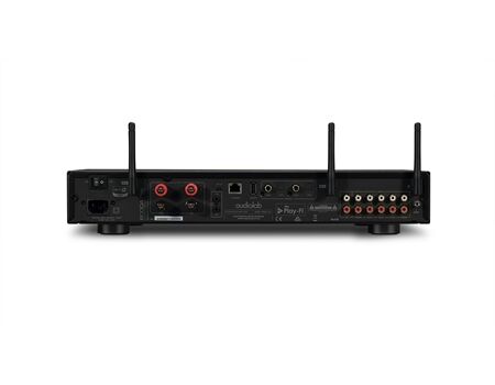 Audiolab 6000 A Play aluminium schwarz Rückseite
