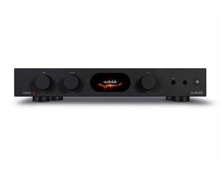 Audiolab 7000A aluminium schwarz Vorderseite
