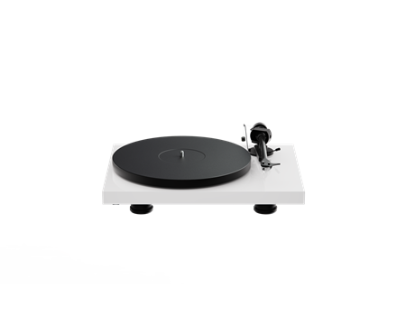 Pro-Ject Debut Evo 2 Weiß Hochglanz Frontansicht Bild
