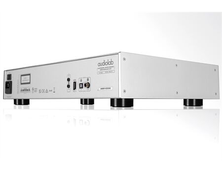 Audiolab 9000CDT alu/silber Rückseite seitlich Bild