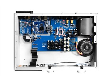 Audiolab 9000N Schwarz Vorderseite Technik