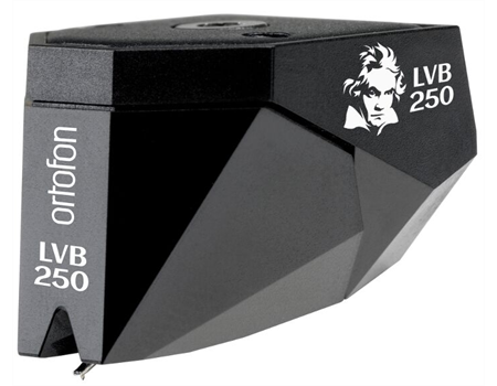 Ortofon 2M Black LVB 250 Schwarz Tonabnehmer & Nadel Vorderseite