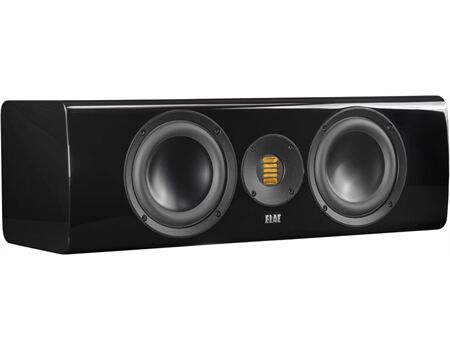 ELAC SOLANO CC 281.2 Schwarz Hochglanz Passive Standlautsprecher Seitenansicht
