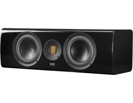 ELAC SOLANO CC 281.2 Schwarz Hochglanz Passive Standlautsprecher Seitenansicht 2