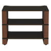 Blok Stax 2G Rack 3 Esche / Walnuss Hifi Rack Vorderseite