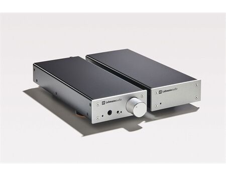 Lehmannaudio Phonolith silber MM/MC Vorverstärker Seitenansicht L