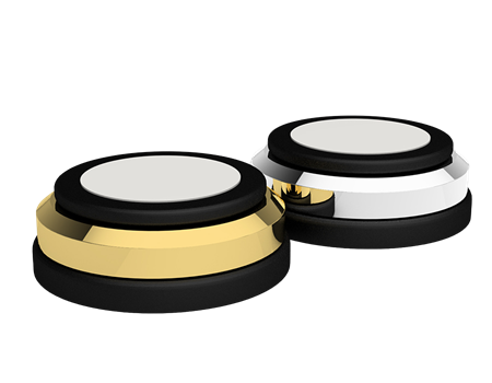 Audio Selection Dämpfer klein 8er Set silber