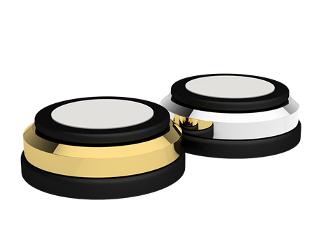 Audio Selection Dämpfer klein 8er Set silber