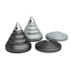 Audio Selection Kegel & Disc klein 4+4er Set silber