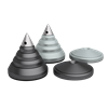 Audio Selection Kegel & Disc klein 4+4er Set silber