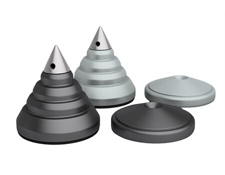 Audio Selection Kegel & Disc klein 4+4er Set schwarz