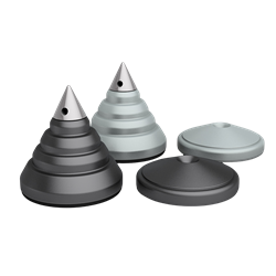 Audio Selection Kegel & Disc klein /4er Set Alle Farben