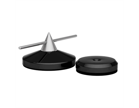 Audio Selection Spike & Disc groß 4er Set Gerätefuß/Dämpfer Schwarz