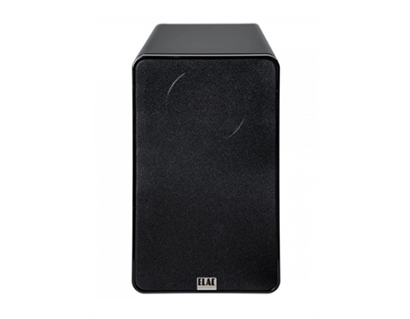 Elac BS 312.2 Elegant /Stück Passive Kompaktlautsprecher Schwarz Hochglanz Vorderseite + Abdeckung