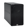 Elac BS 312.2 Elegant /Stück Passive Kompaktlautsprecher Schwarz Hochglanz Seitenansicht + Abdeckung
