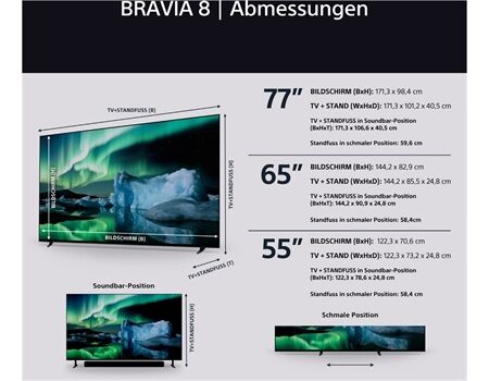 Sony K77XR83PAEP Bravia8 Aussteller