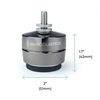 IsoAcoustics Gaia 2 Isolatoren 4er Set Maße