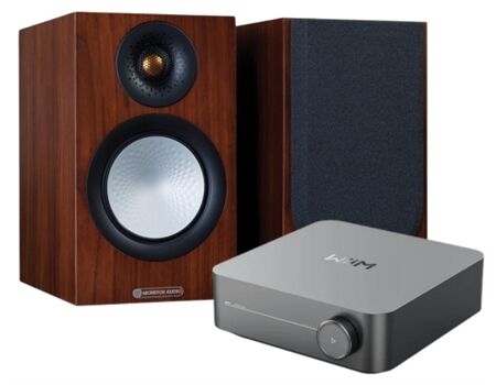 Monitor Audio Silver 50 7G + WiiM Amp + LS Kabel