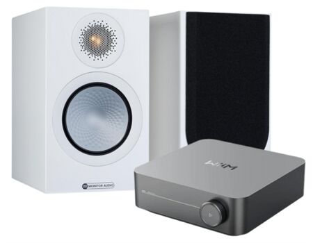 Monitor Audio Silver 50 7G + WiiM Amp + LS Kabel