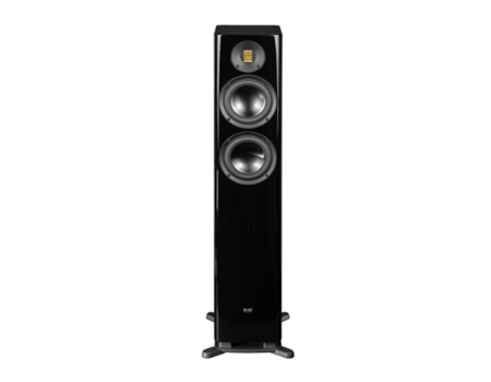 ELAC SOLANO FS 287.2 Schwarz Hochglanz Passive Standlautsprecher Vorderseite