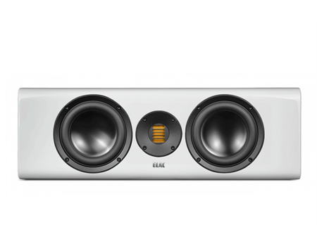 ELAC SOLANO CC 281.2 weiss hochgalnz Passive Standlautsprecher Vorderseite
