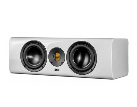 ELAC SOLANO CC 281.2 weiss hochgalnz Passive Standlautsprecher Seitenansicht