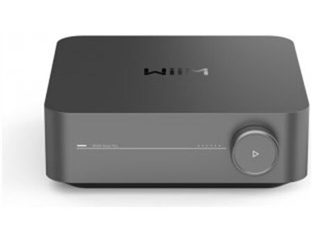 WiiM Amp Pro Steamer space grey Vorderseite
