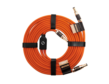 Silent Angel Bastei DC Strom-Kabel 12V Kupfer 1,5m Light Orange