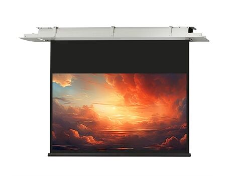Celexon Deckeneinbau Leinwand Motor Expert Motorisiert schwarz/weiß 135 Zoll