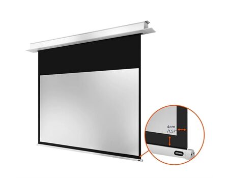 Celexon motorisierte Deckeneinbauleinwand Motor Professional Plus weiß Maße 3