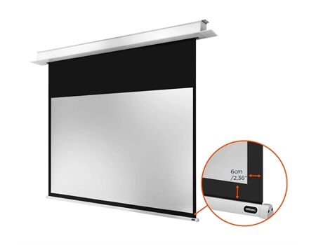 Celexon motorisierte Deckeneinbauleinwand Motor Professional Plus weiß Maße 3