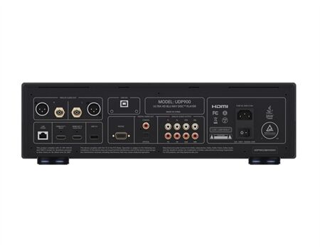 Magnetar UDP900 CD & SACD Player Schwarz Rückseite