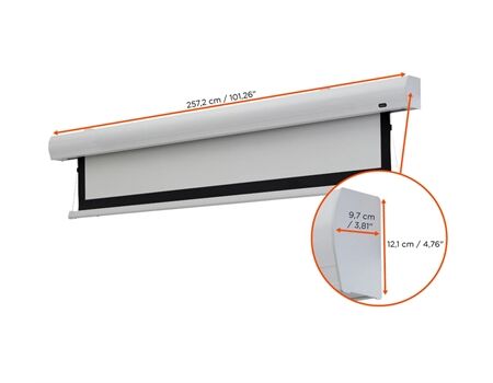 celexon Leinwand HomeCinema Tension - MWHT schwarz/weiß Maße 2