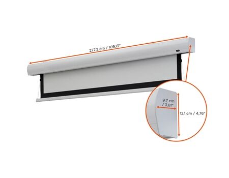 celexon Leinwand HomeCinema Tension - MWHT schwarz/weiß Maße 2