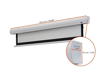 celexon Leinwand HomeCinema Tension - MWHT schwarz/weiß Maße 2