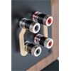 ELAC Concentro S 509.2 Seitenansicht Walnut Anschlüsse 2