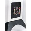 ELAC Concentro S 509.2 Passive Standlautsprecher weiß Seitenansicht Anschlüsse
