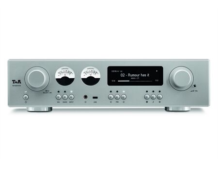 T+A Symphonia Vollverstärker silber Vorderseite