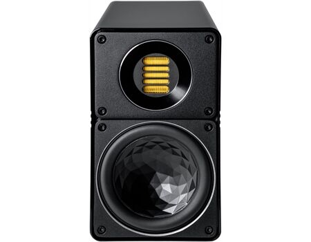 Elac BS 312.2 Elegant /Stück Passive Kompaktlautsprecher Schwarz Hochglanz Vorderseite