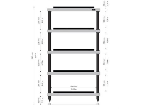 Solidsteel S5-5 Hi-Fi Rack