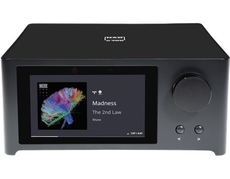 NAD C700 V2 Streaming Verstärker schwarz Vorderseite