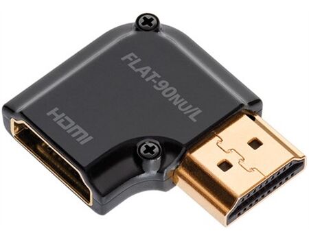 Audioquest Adapter HDMI 90°/ flach NU/L (Biegung links)